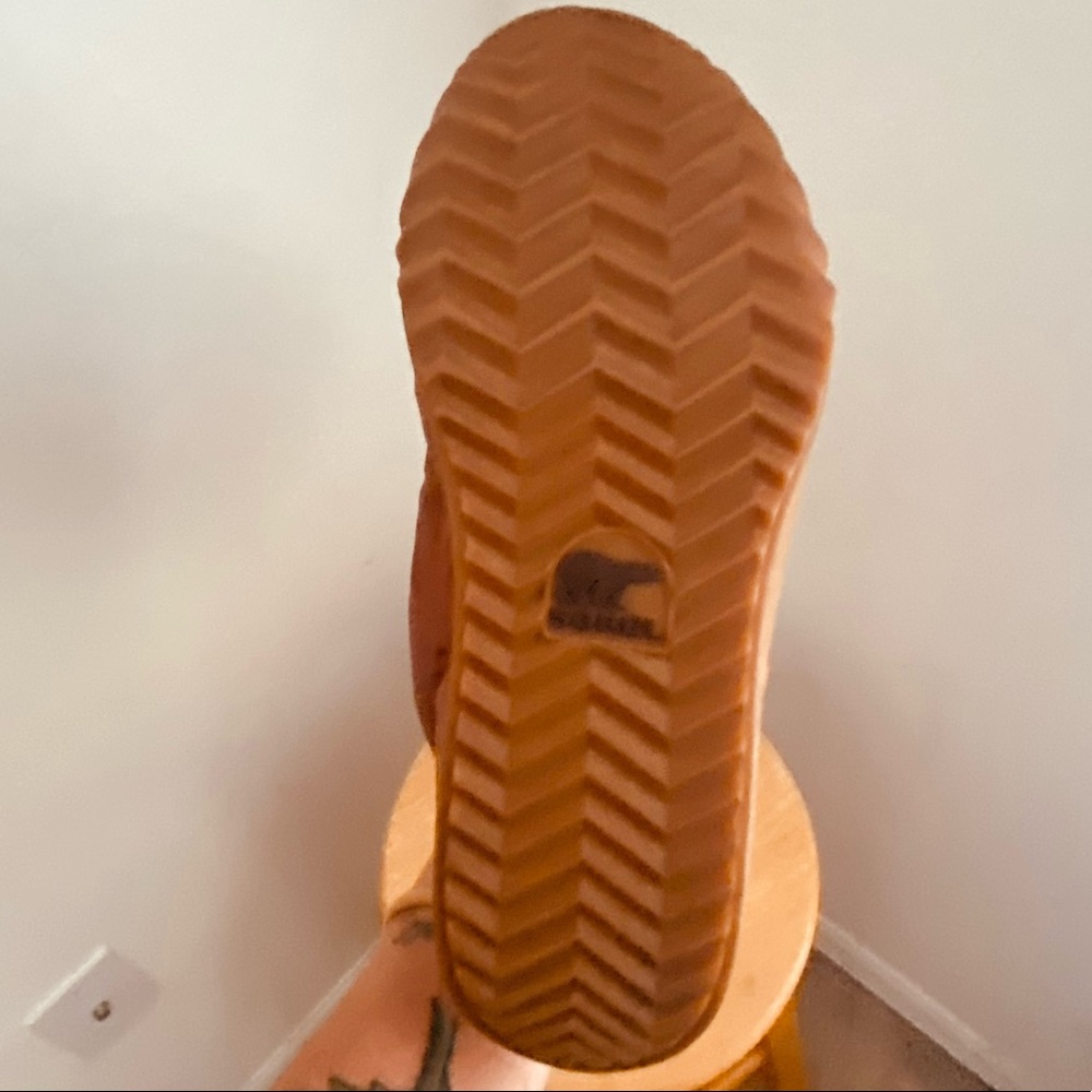 SOREL FIRENZY brown leather high boot - Picture 4 of 5